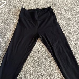Black thick athletic leggings